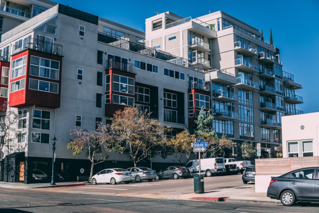 A building in downtown San Diego.